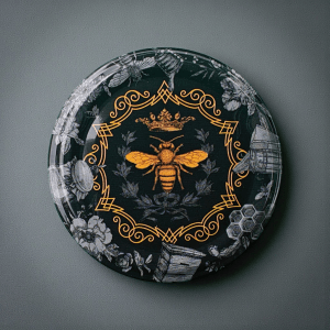 63 mm fekete mézes lapka