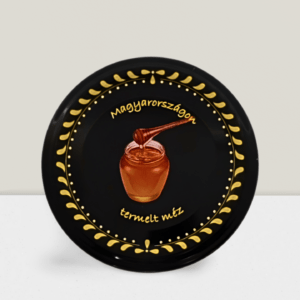 63 mm fekete csupros lapka